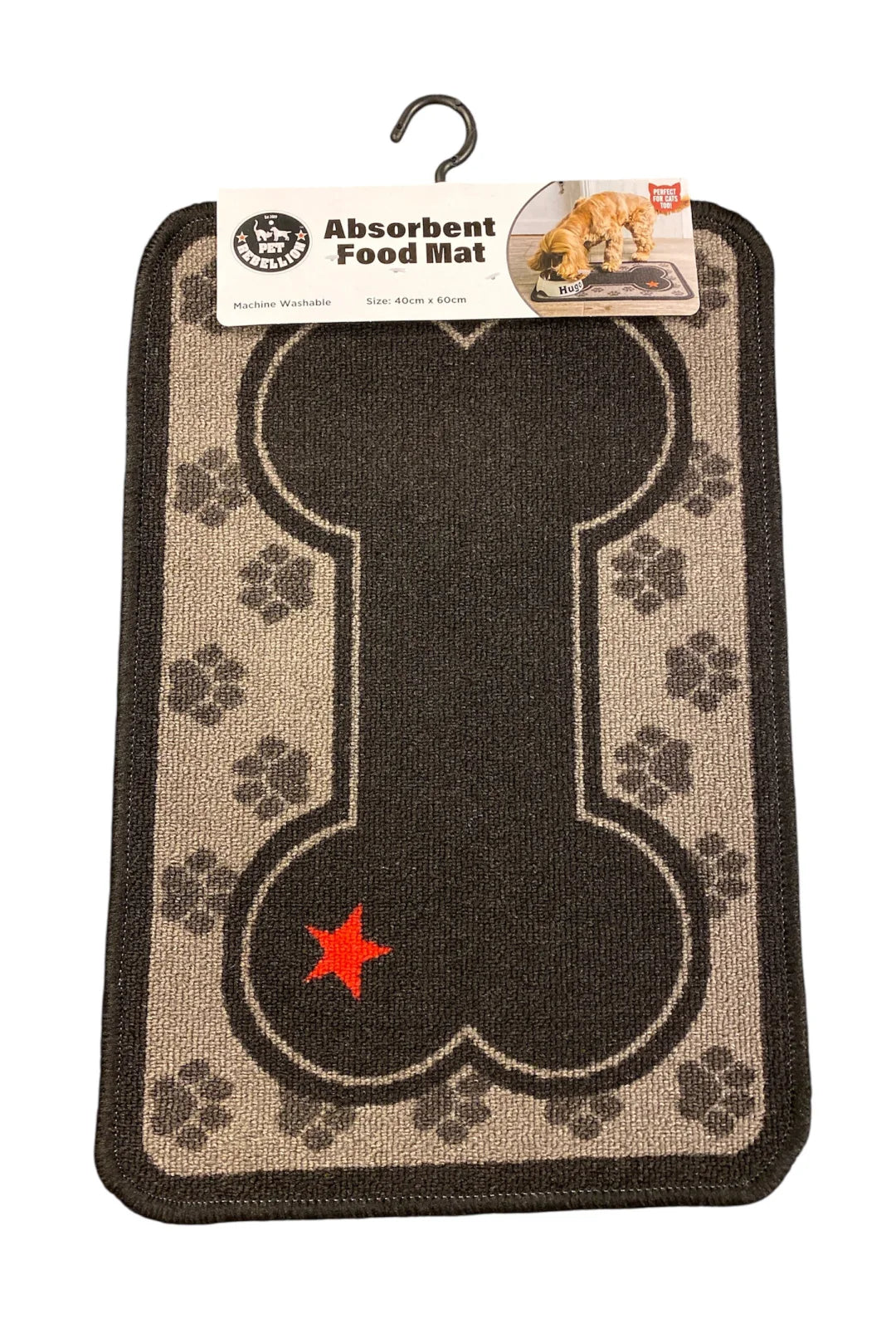Dinner Mate Little Paws – Absorberende fodermåtte 40x60 cm