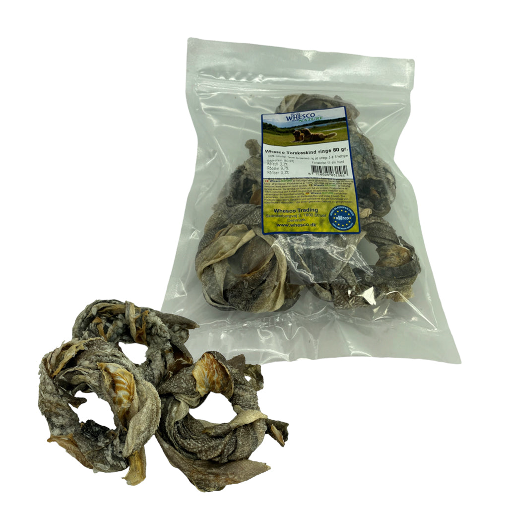 Whesco Torskeskind Ringe 80g