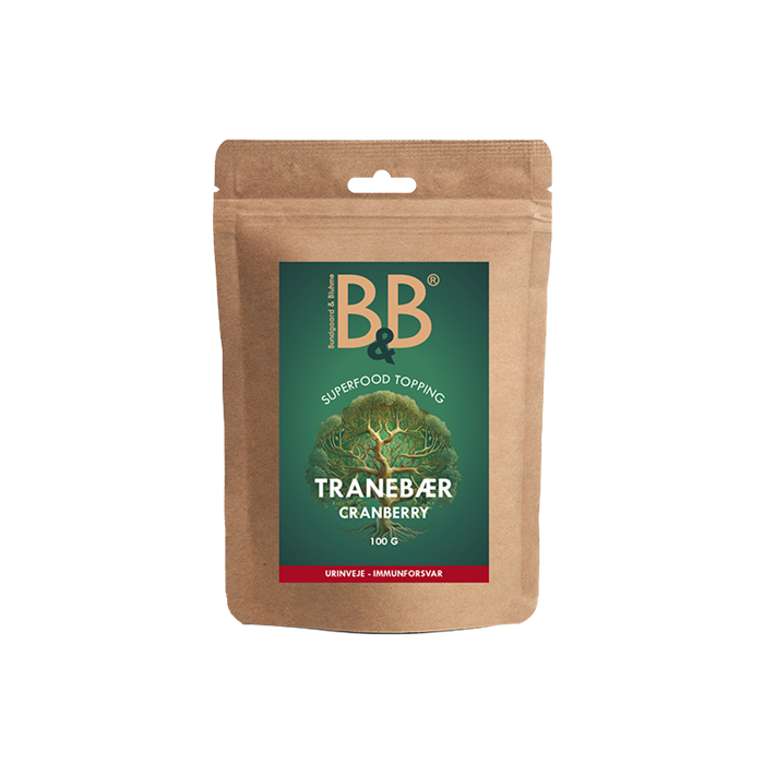 Tranebær Pulver – Urinveje/Immunforsvar 100g