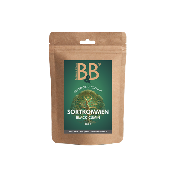 Sortkommen – Hud/Pels 100g