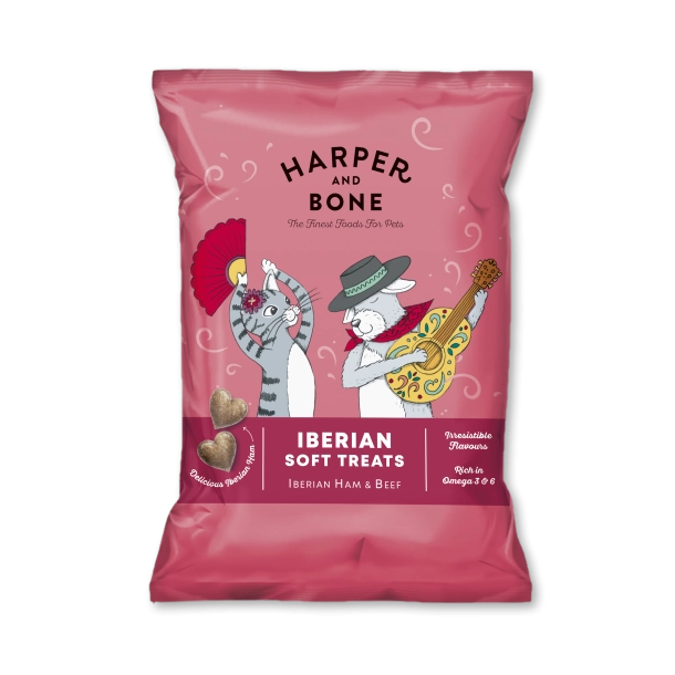 Harper & Bone Iberico Softies med Okse - 90 g
