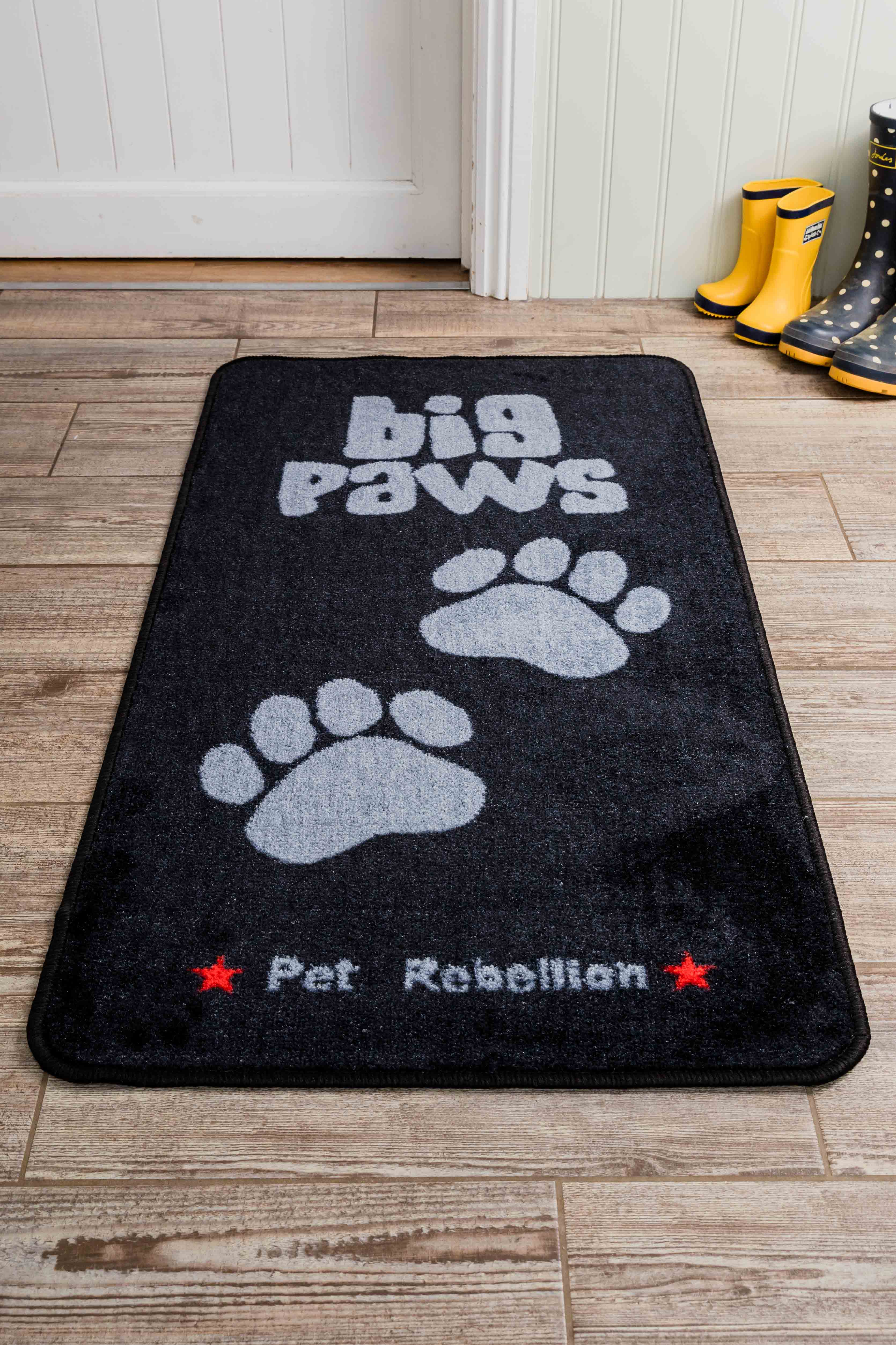 Stop Muddy Big Paw – Absorberende måtte 57x110 cm