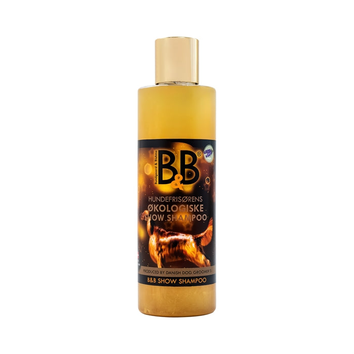 Hundefrisørens Økologiske Show Shampoo m. Guld Mica 250ml